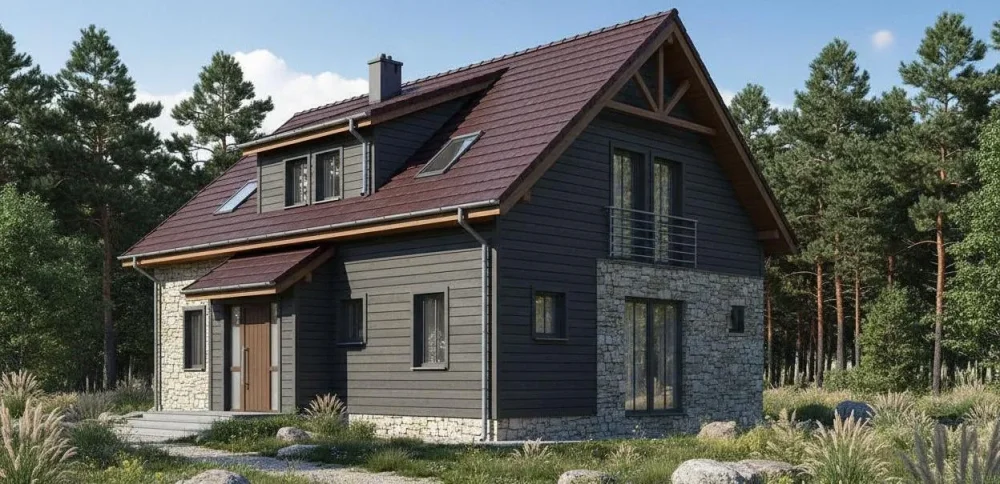 Проект Двухэтажный дом 12 на 16, 179 м2