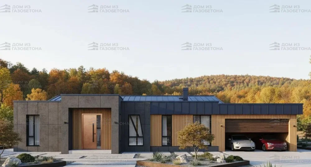 Проект Двухэтажный дом 25 на 16, 259 м2